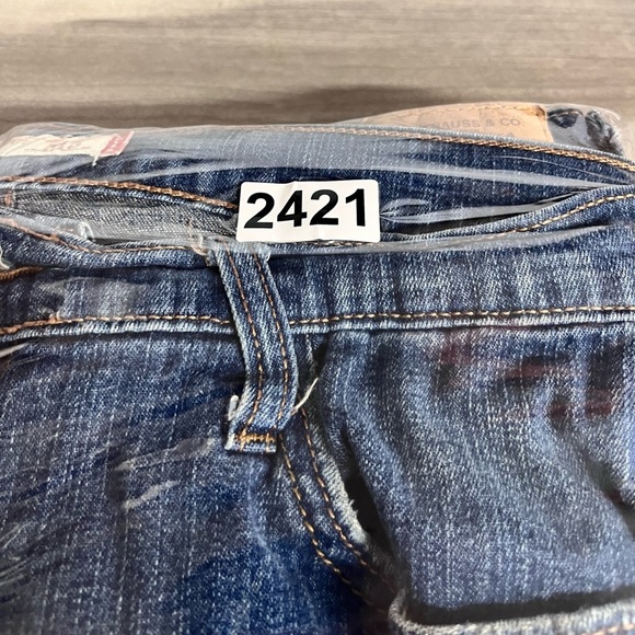 Levi’s 515 Bootcut Jeans Womens 12 Blue Denim Stretch Comfy Pants 2421 - Picture 10 of 10